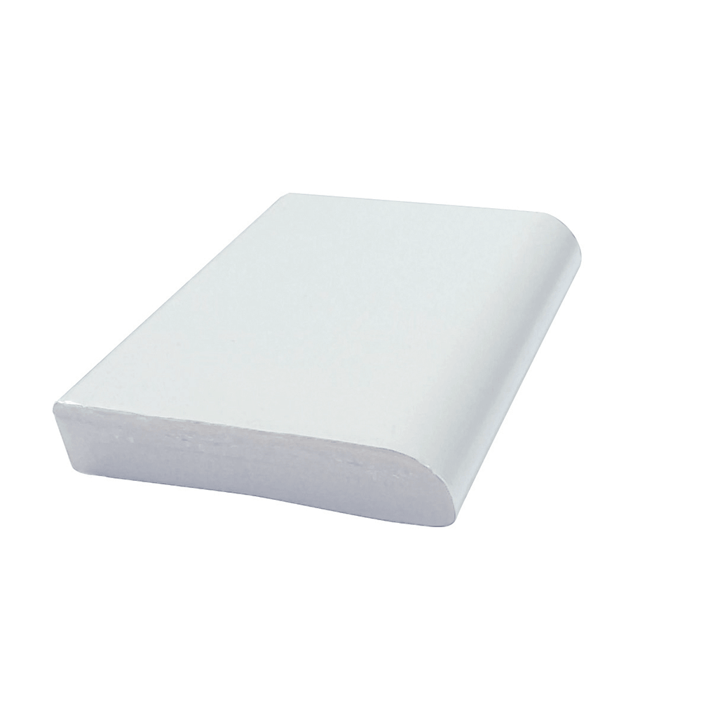 30mm x 6mm Swish Cloaking Fillet uPVC Multi-Purpose Trim White 5m Image